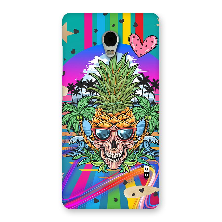 Cool Pineapple Skull Back Case for Lenovo Vibe P1