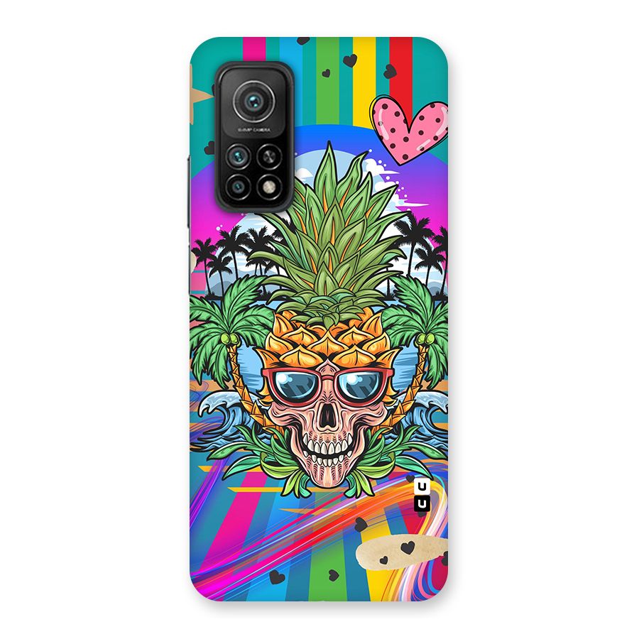 Cool Pineapple Skull Back Case for Mi 10T Pro 5G
