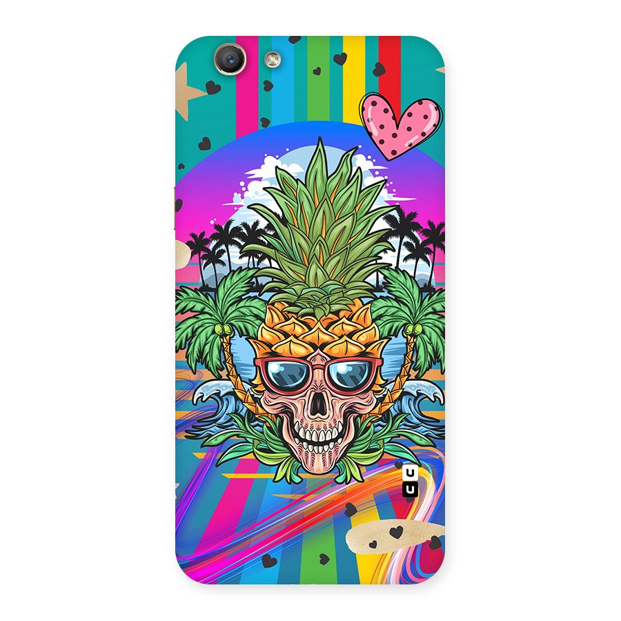Cool Pineapple Skull Back Case for Oppo F1s