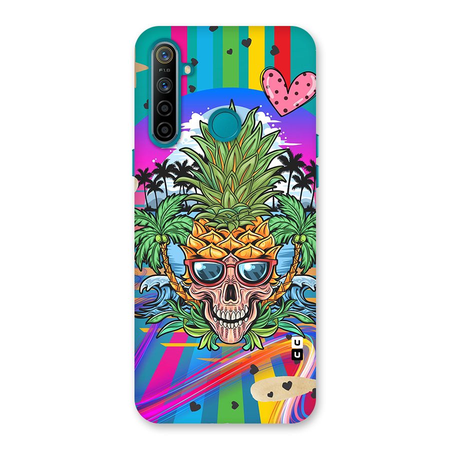 Cool Pineapple Skull Back Case for Realme 5i