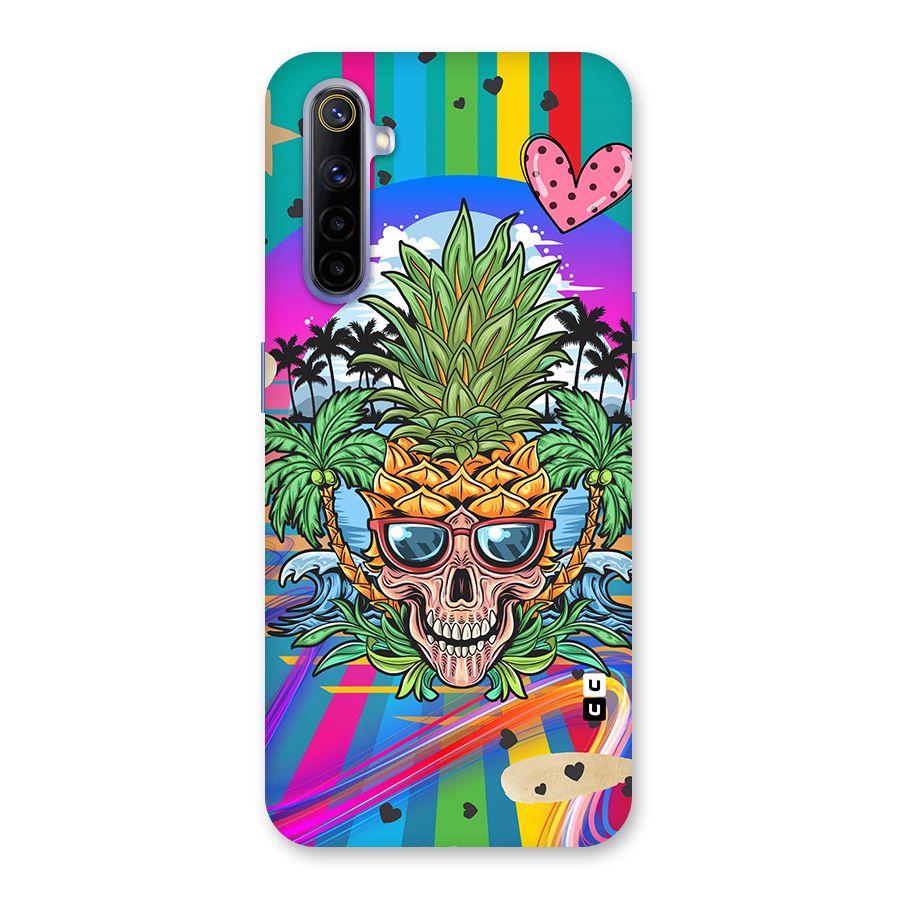 Cool Pineapple Skull Back Case for Realme 6