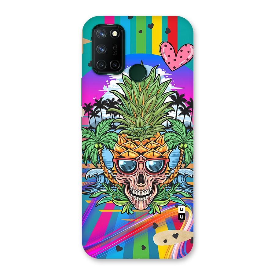 Cool Pineapple Skull Back Case for Realme 7i