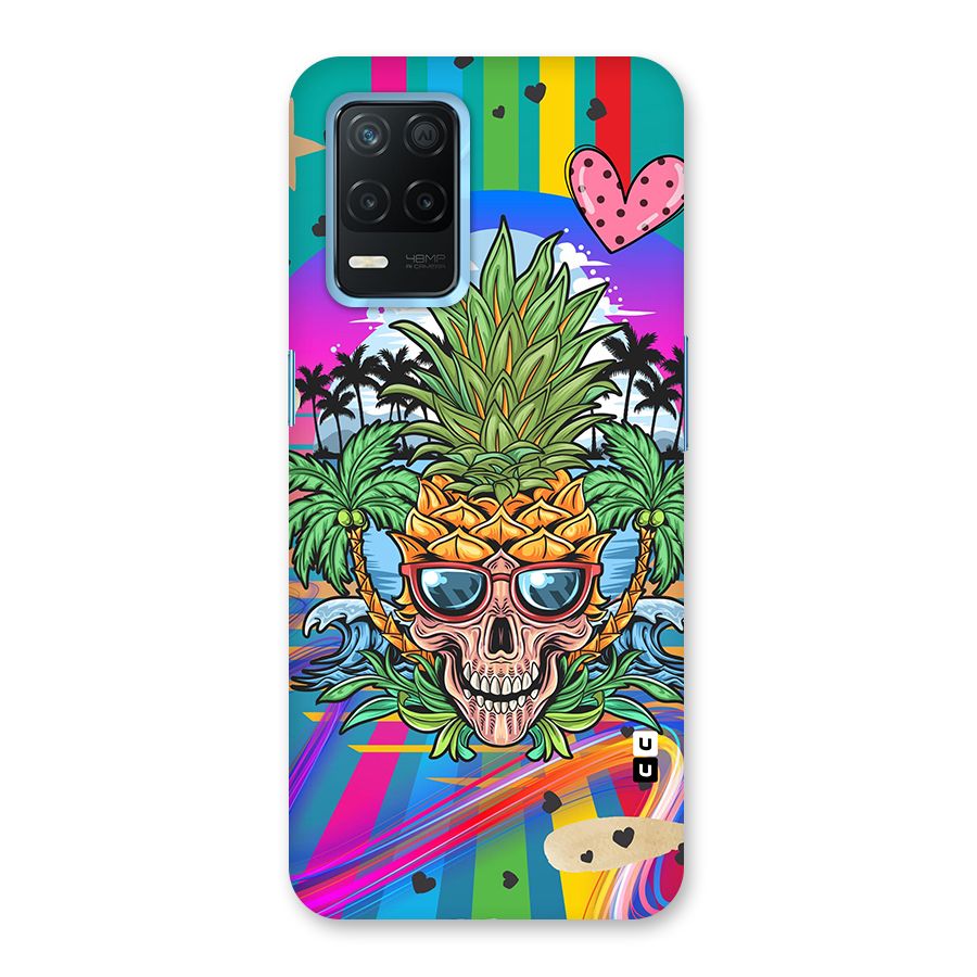 Cool Pineapple Skull Back Case for Realme Narzo 30 5G