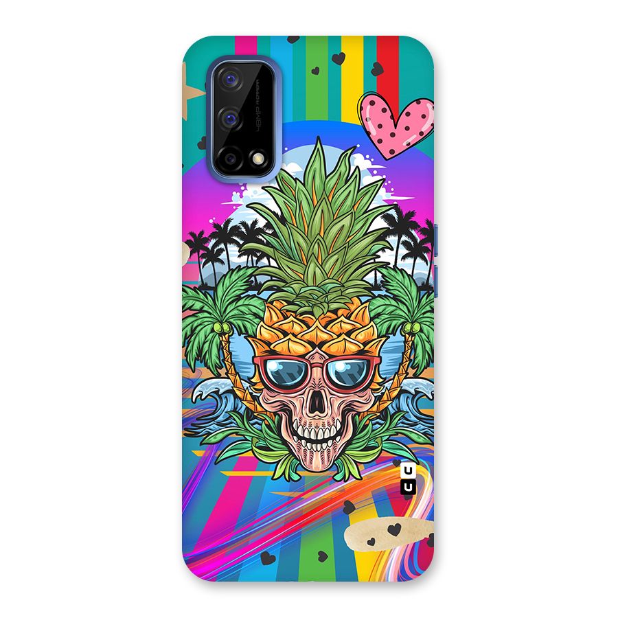 Cool Pineapple Skull Back Case for Realme Narzo 30 Pro