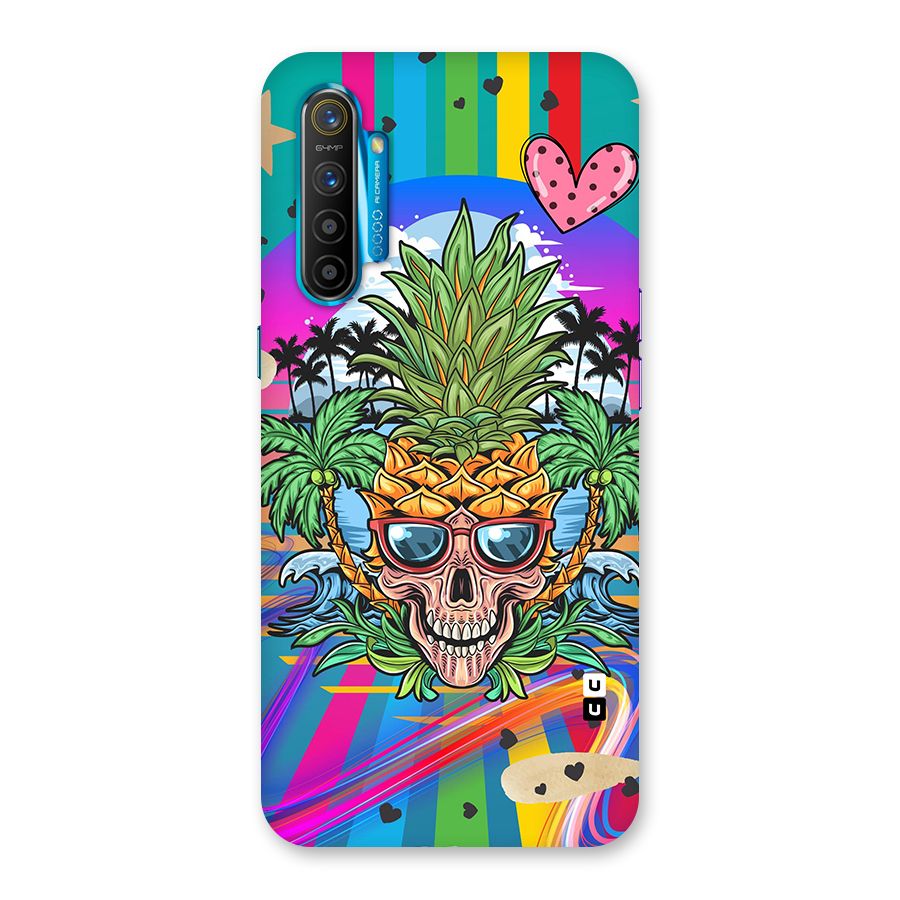 Cool Pineapple Skull Back Case for Realme XT