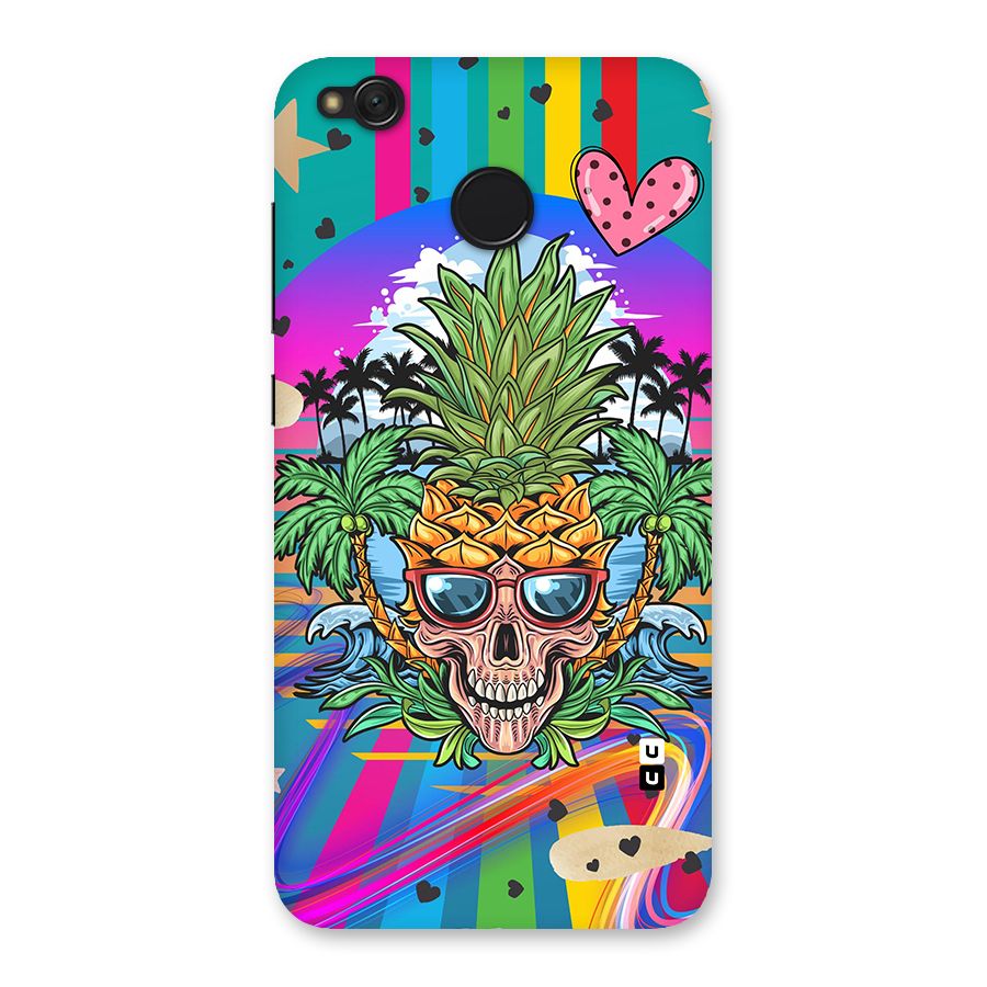 Cool Pineapple Skull Back Case for Redmi 4