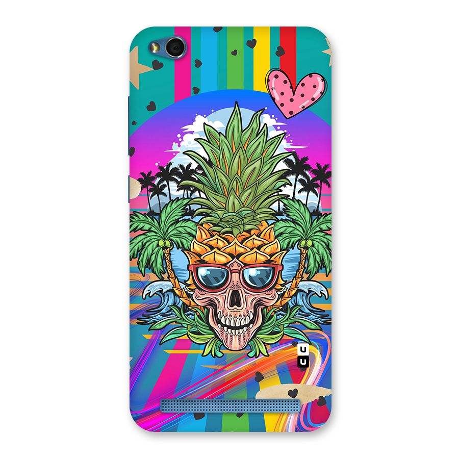 Cool Pineapple Skull Back Case for Redmi 5A