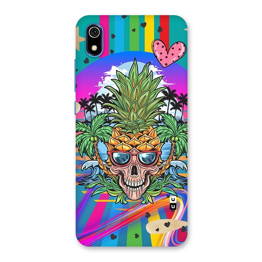 Cool Pineapple Skull Back Case for Redmi 7A