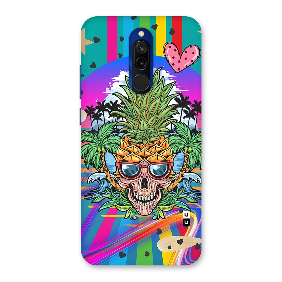 Cool Pineapple Skull Back Case for Redmi 8