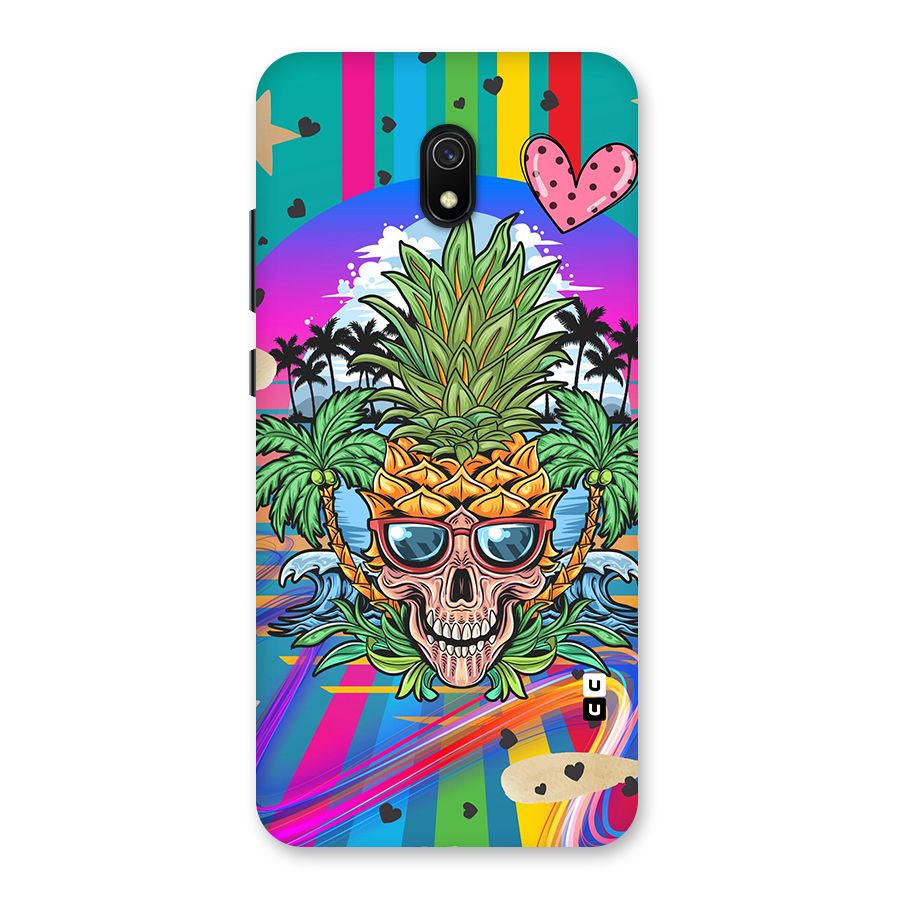 Cool Pineapple Skull Back Case for Redmi 8A
