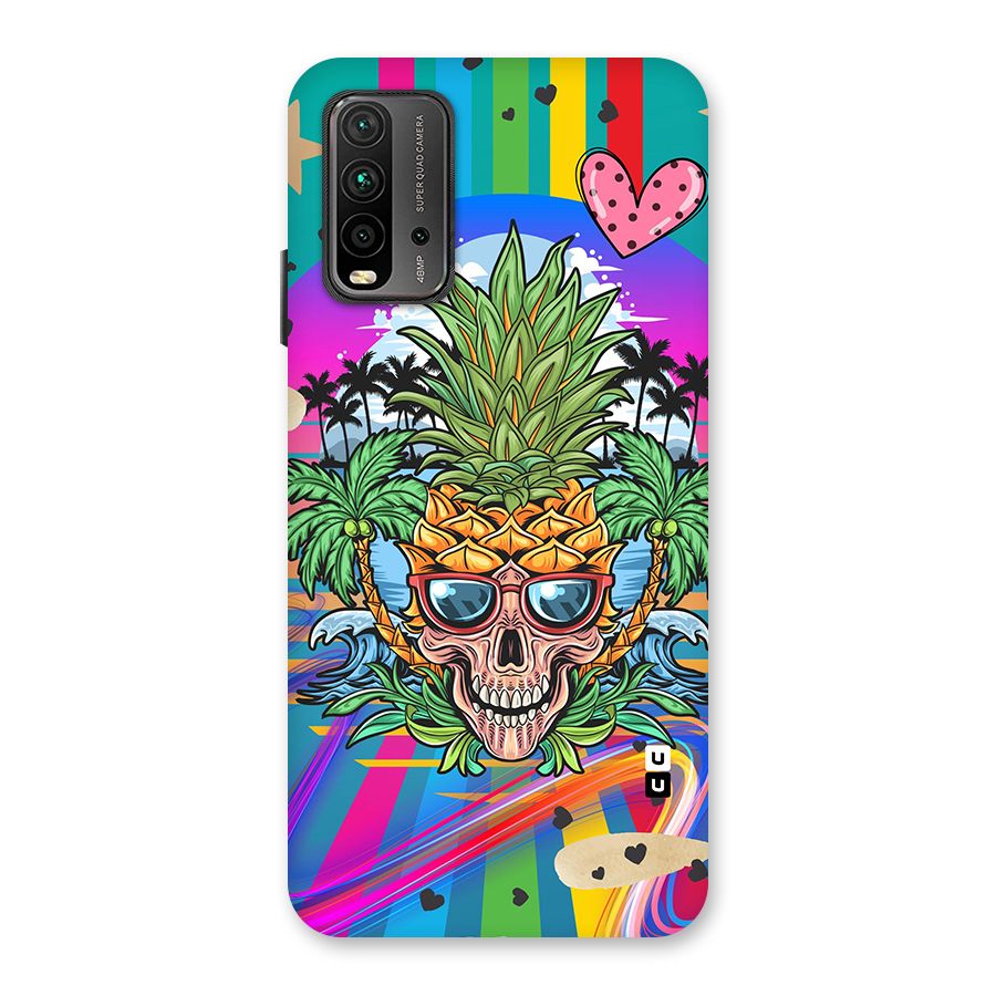 Cool Pineapple Skull Back Case for Redmi 9 Power