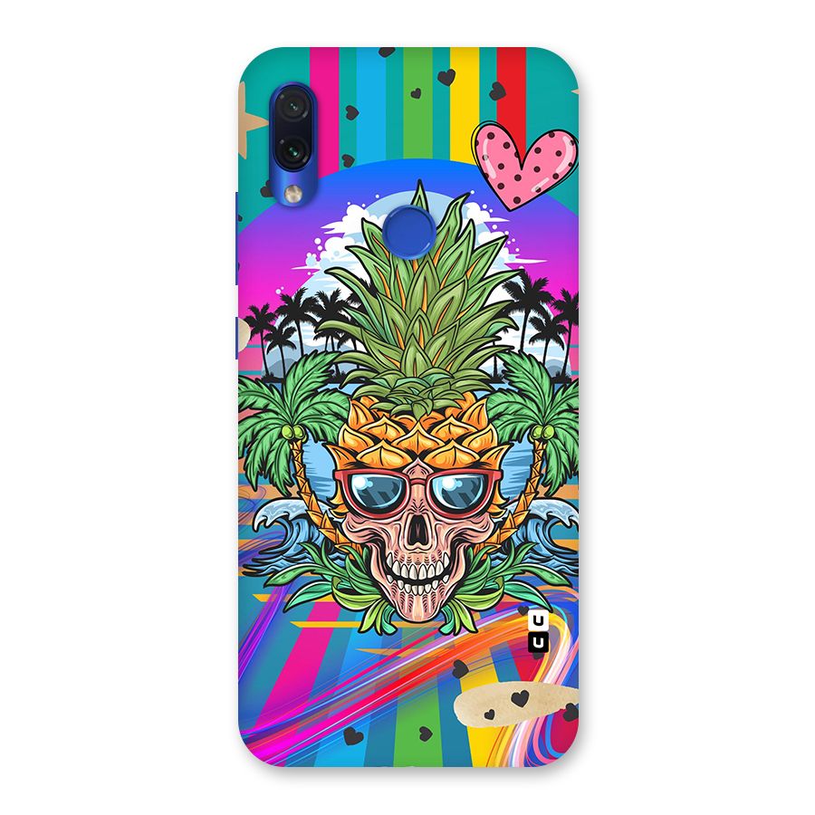Cool Pineapple Skull Back Case for Redmi Note 7
