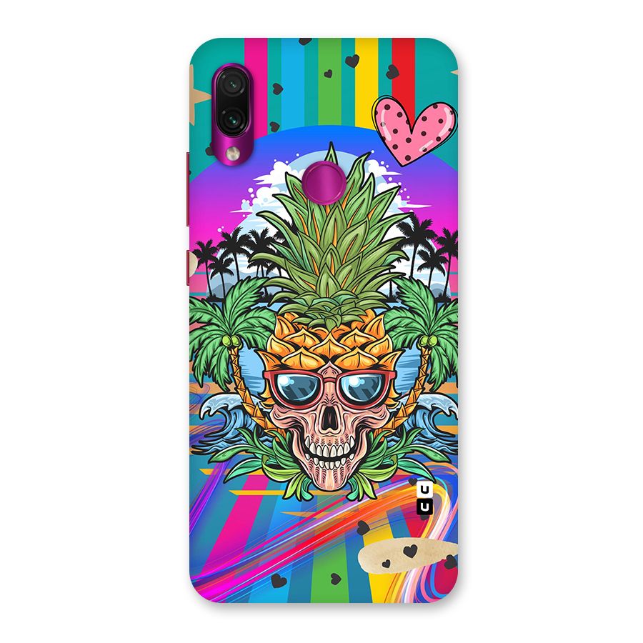 Cool Pineapple Skull Back Case for Redmi Note 7 Pro
