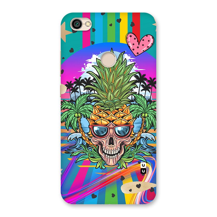Cool Pineapple Skull Back Case for Redmi Y1 2017