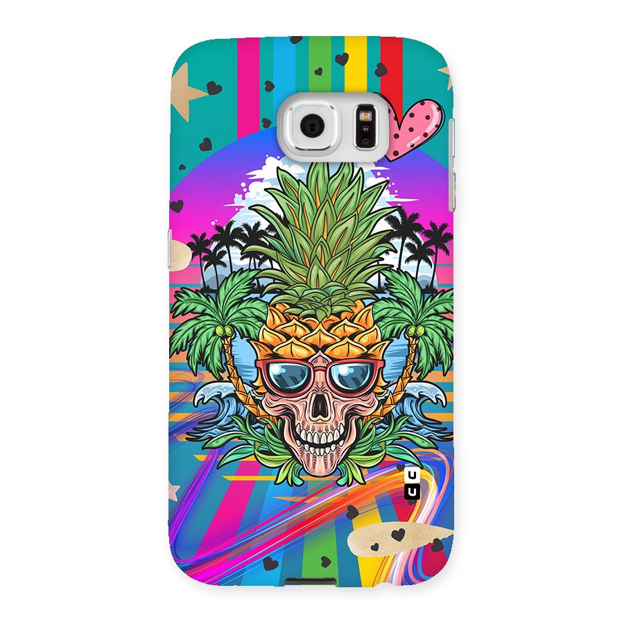 Cool Pineapple Skull Back Case for Samsung Galaxy S6