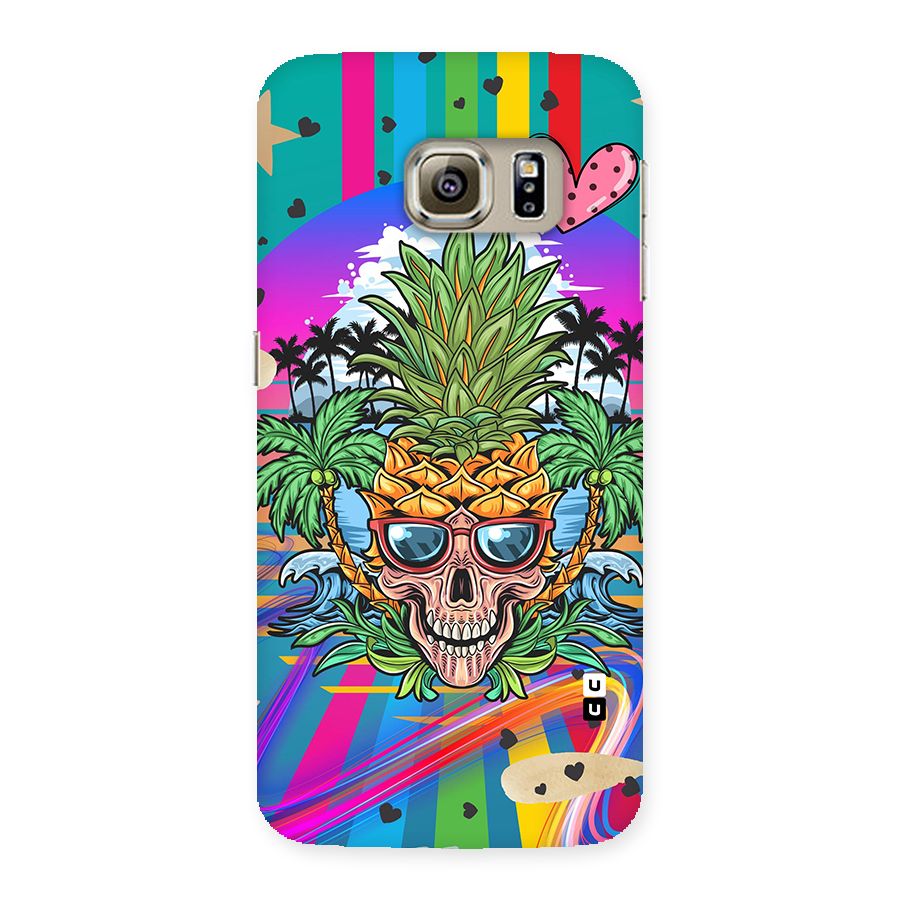 Cool Pineapple Skull Back Case for Samsung Galaxy S6 Edge
