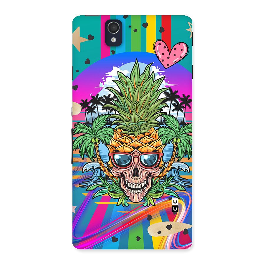 Cool Pineapple Skull Back Case for Sony Xperia Z