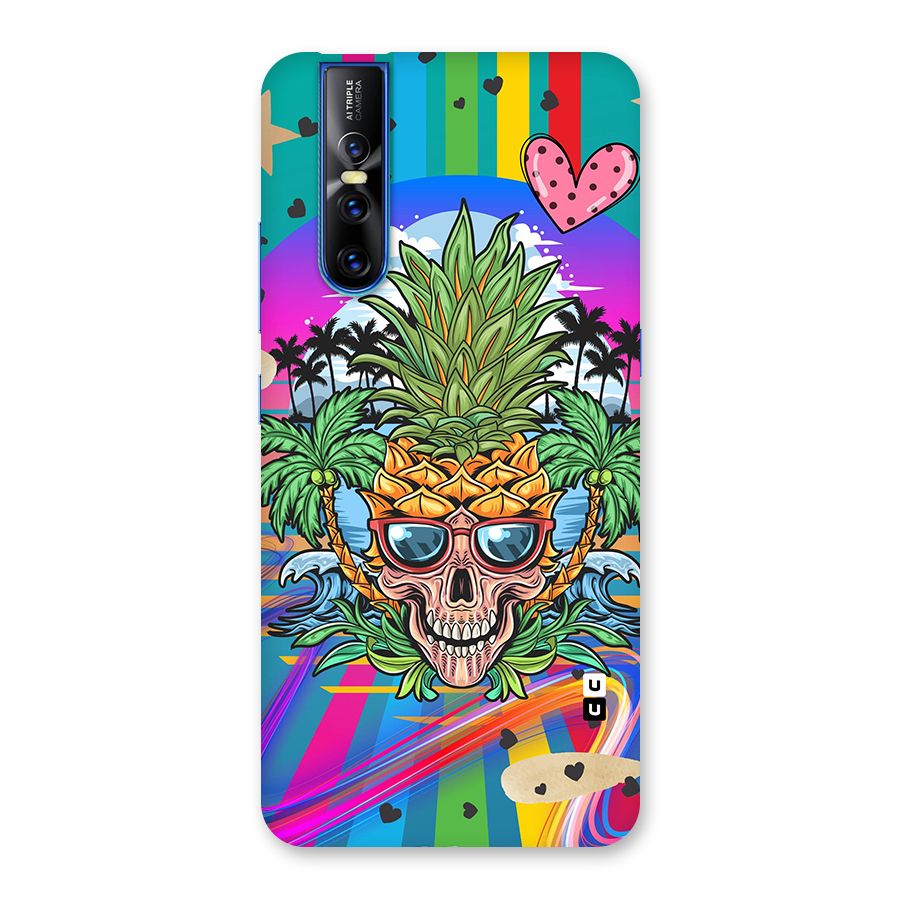 Cool Pineapple Skull Back Case for Vivo V15 Pro