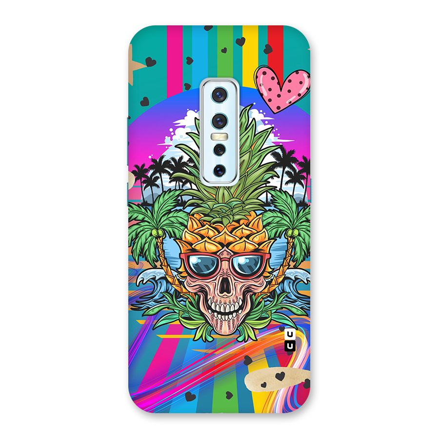 Cool Pineapple Skull Back Case for Vivo V17 Pro