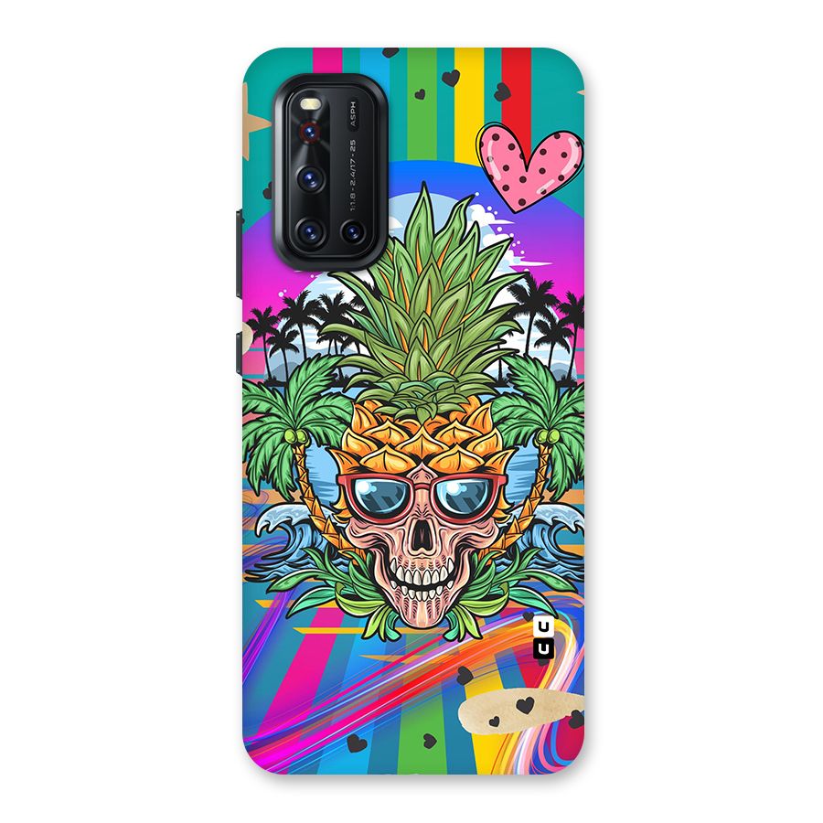 Cool Pineapple Skull Back Case for Vivo V19