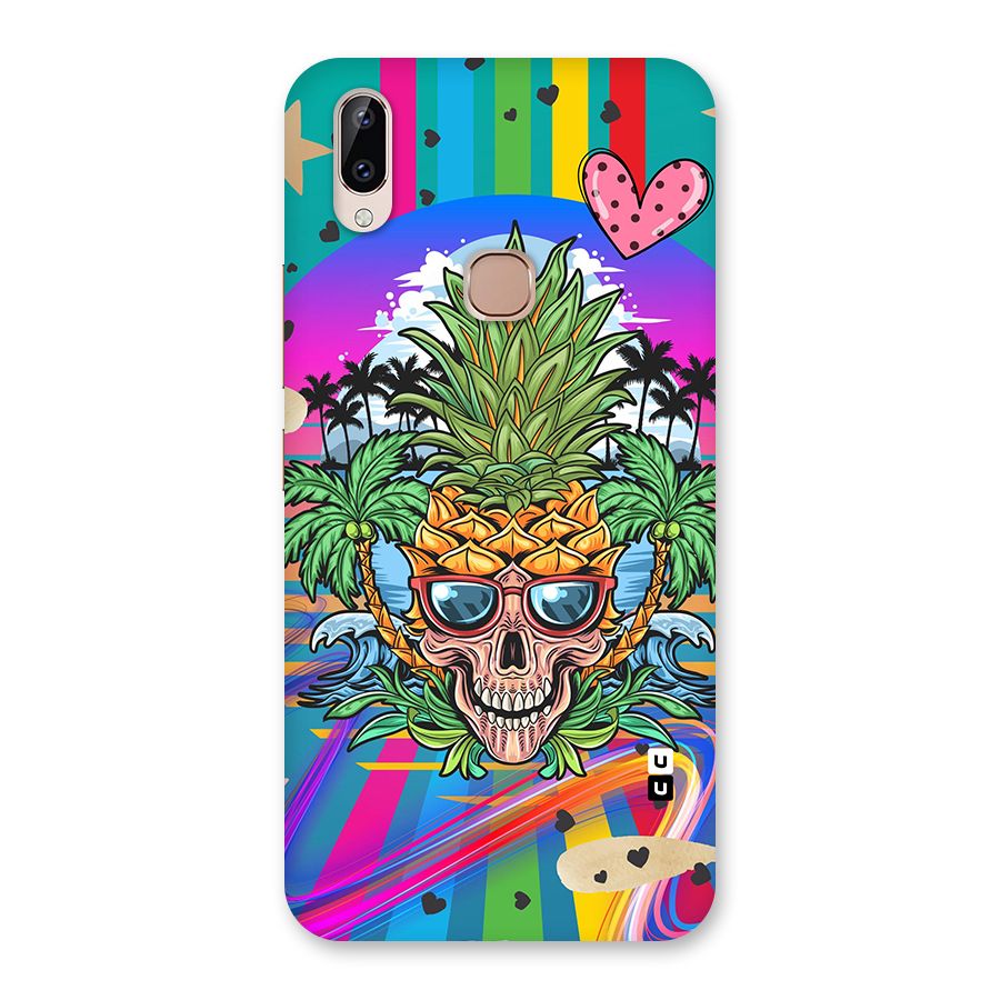 Cool Pineapple Skull Back Case for Vivo Y83 Pro