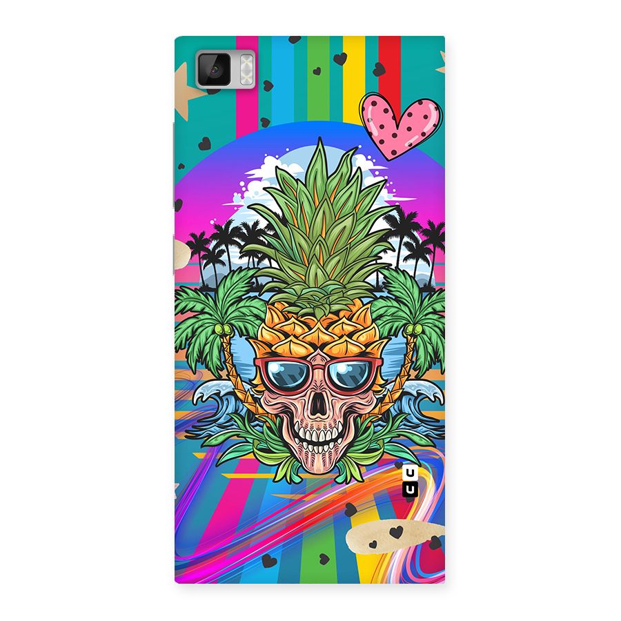 Cool Pineapple Skull Back Case for Xiaomi Mi3