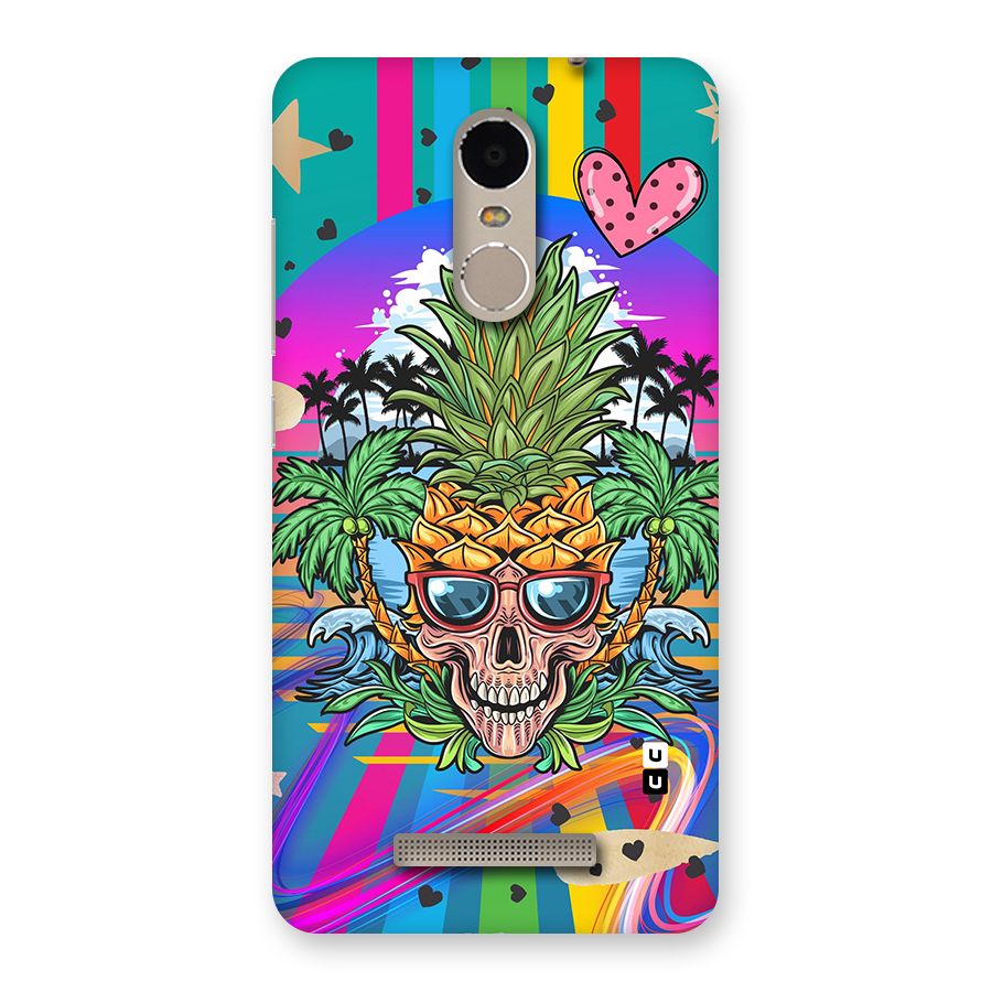 Cool Pineapple Skull Back Case for Xiaomi Redmi Note 3