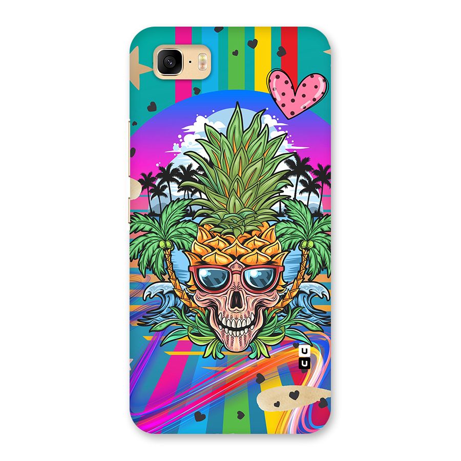 Cool Pineapple Skull Back Case for Zenfone 3s Max