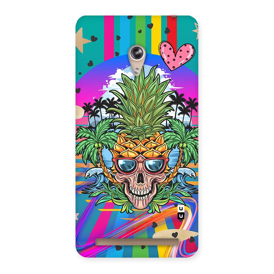 Cool Pineapple Skull Back Case for Zenfone 6