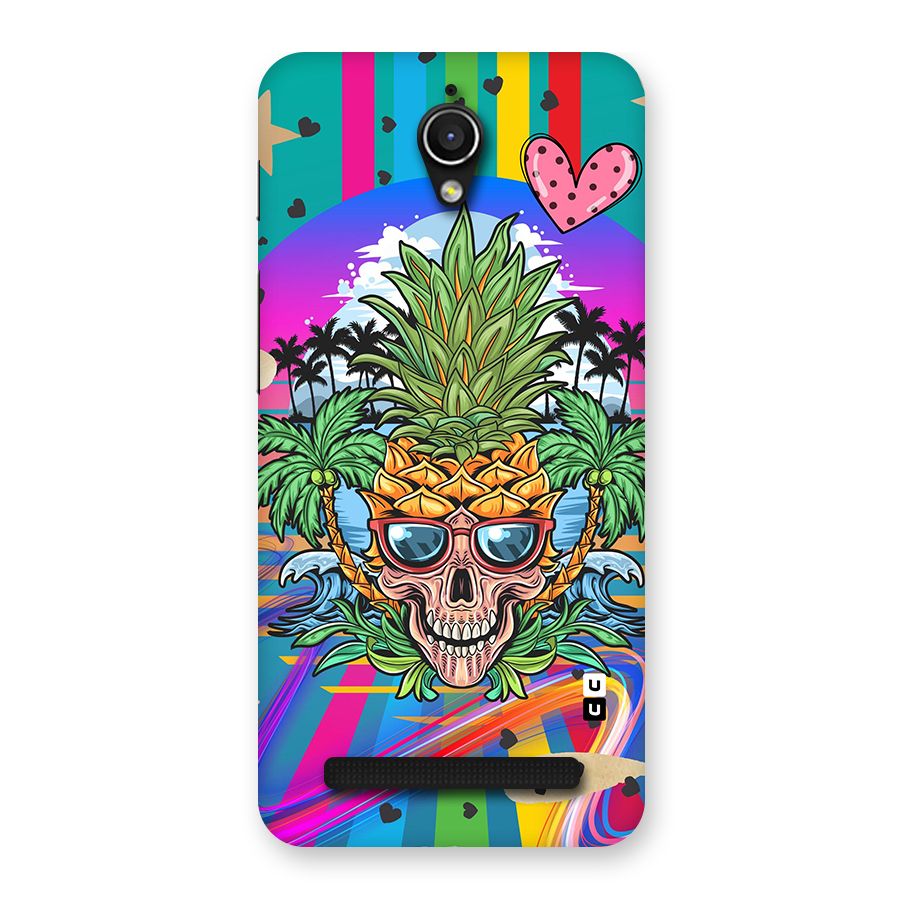 Cool Pineapple Skull Back Case for Zenfone Go