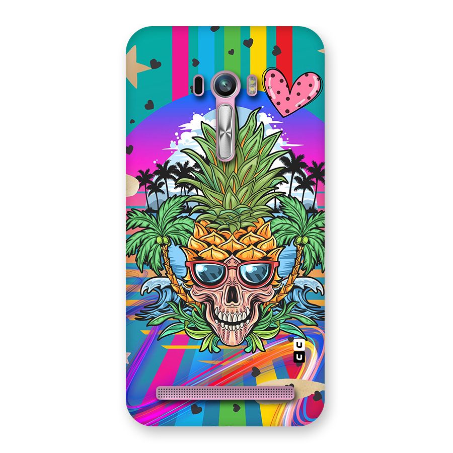 Cool Pineapple Skull Back Case for Zenfone Selfie
