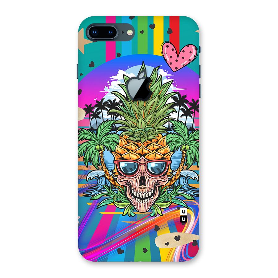 Cool Pineapple Skull Back Case for iPhone 7 Plus Apple Cut
