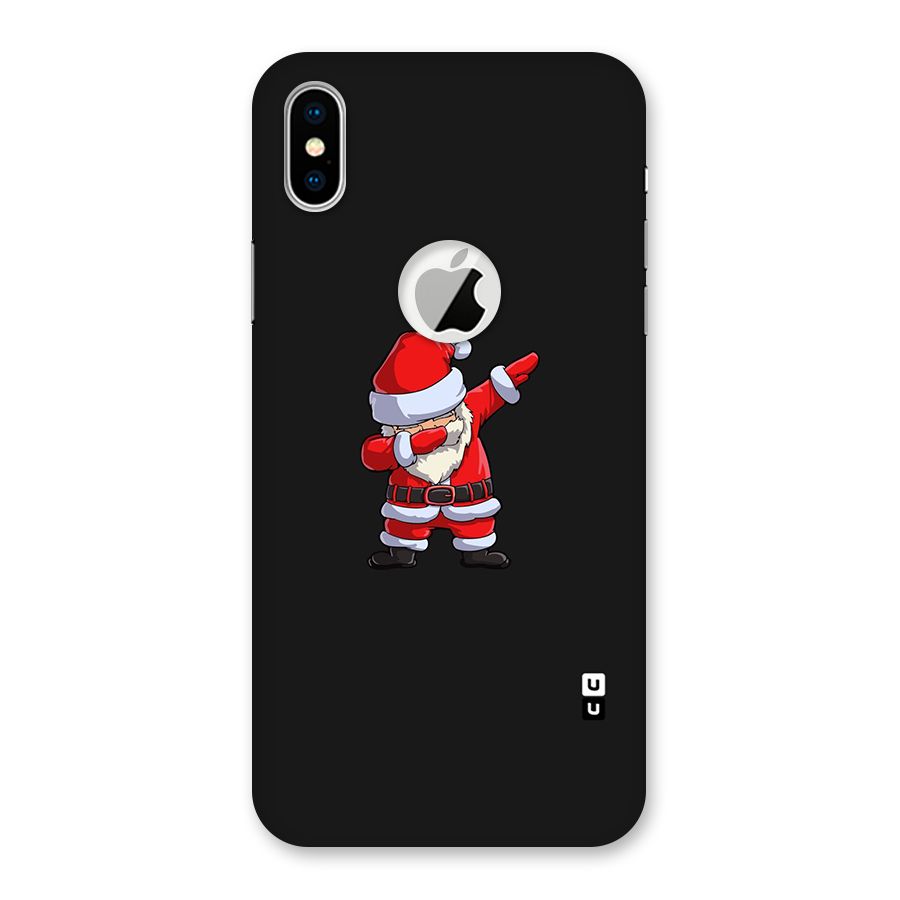 Cool Santa Dab Back Case for iPhone X Logo Cut