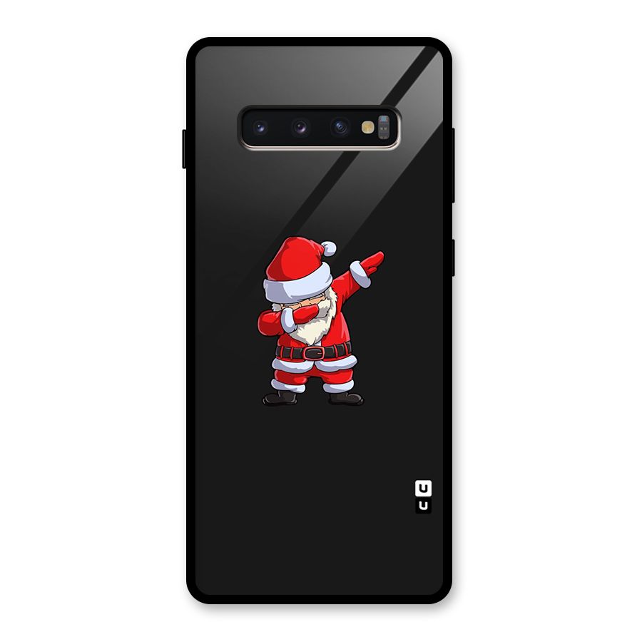 Cool Santa Dab Glass Back Case for Galaxy S10 Plus