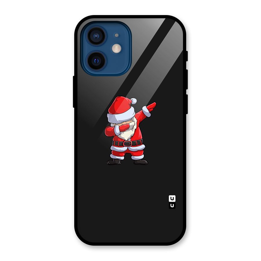 Cool Santa Dab Glass Back Case for iPhone 12 Mini
