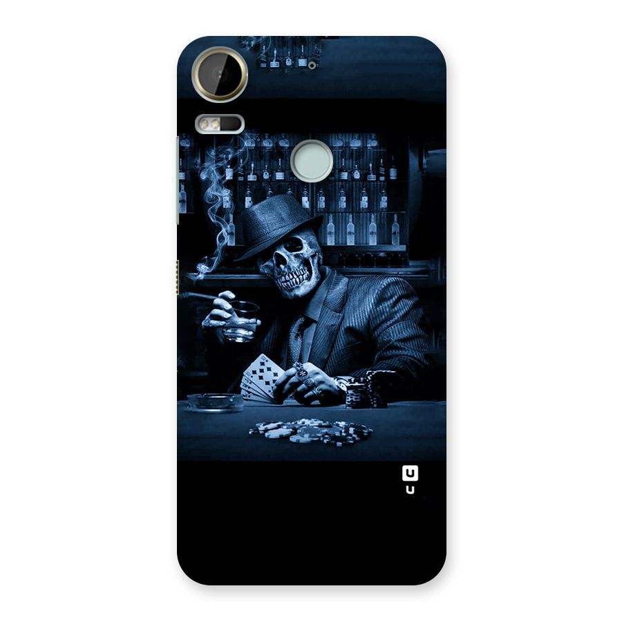 Cool Skull Cards Back Case for Desire 10 Pro