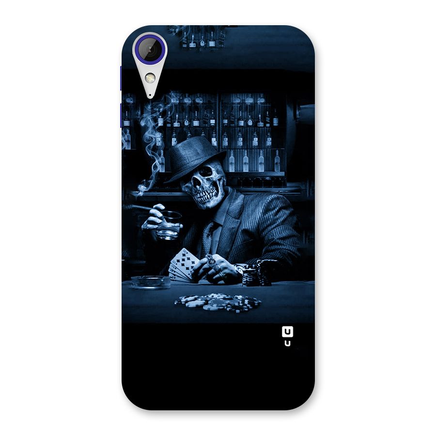 Cool Skull Cards Back Case for Desire 830