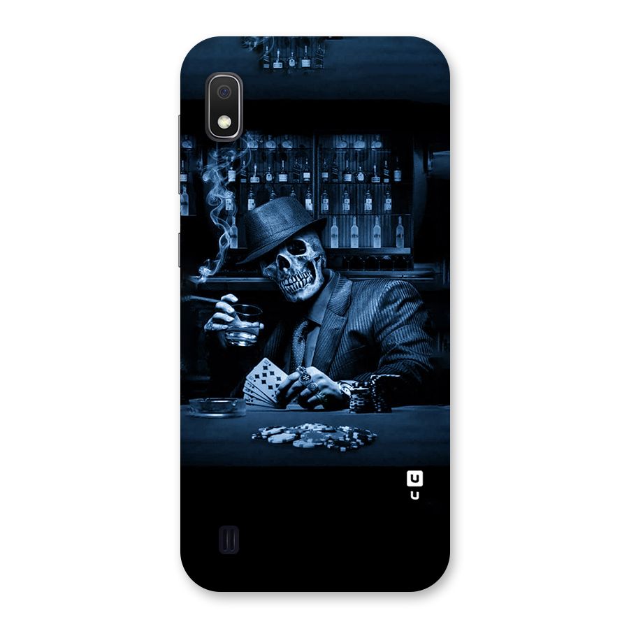 Cool Skull Cards Back Case for Galaxy A10