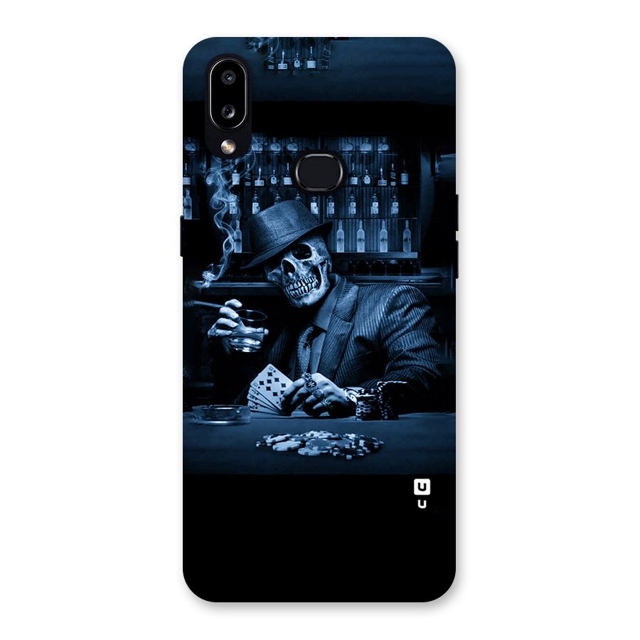 Cool Skull Cards Back Case for Galaxy A10s