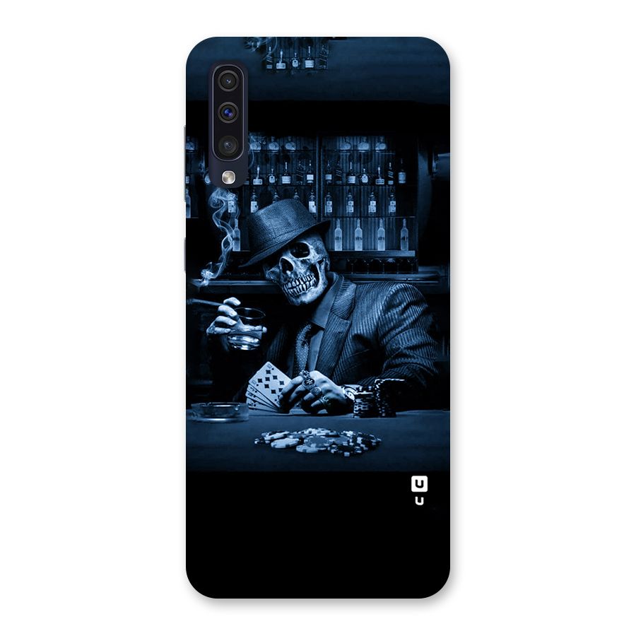 Cool Skull Cards Back Case for Galaxy A50