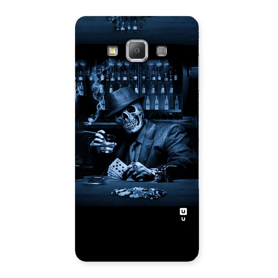 Cool Skull Cards Back Case for Galaxy A7