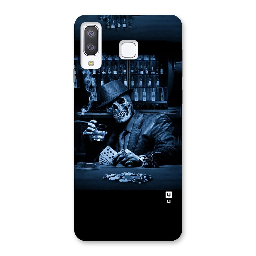Cool Skull Cards Back Case for Galaxy A8 Star