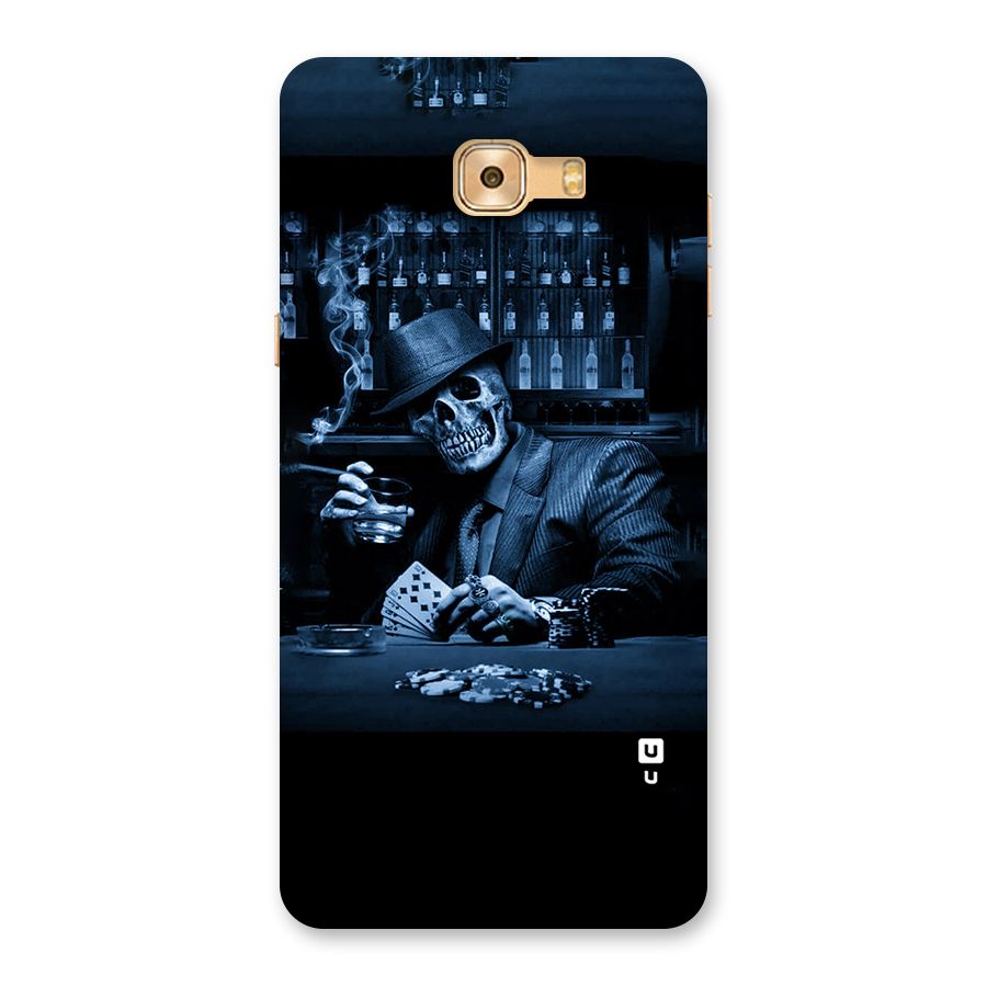 Cool Skull Cards Back Case for Galaxy C9 Pro