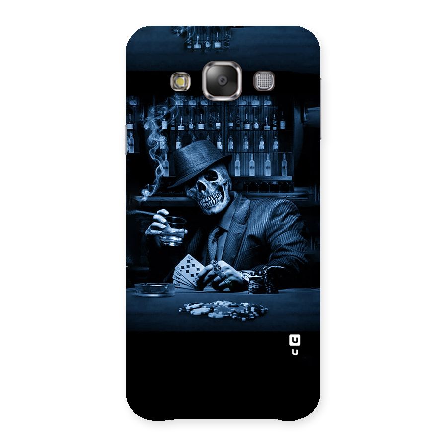 Cool Skull Cards Back Case for Galaxy E7