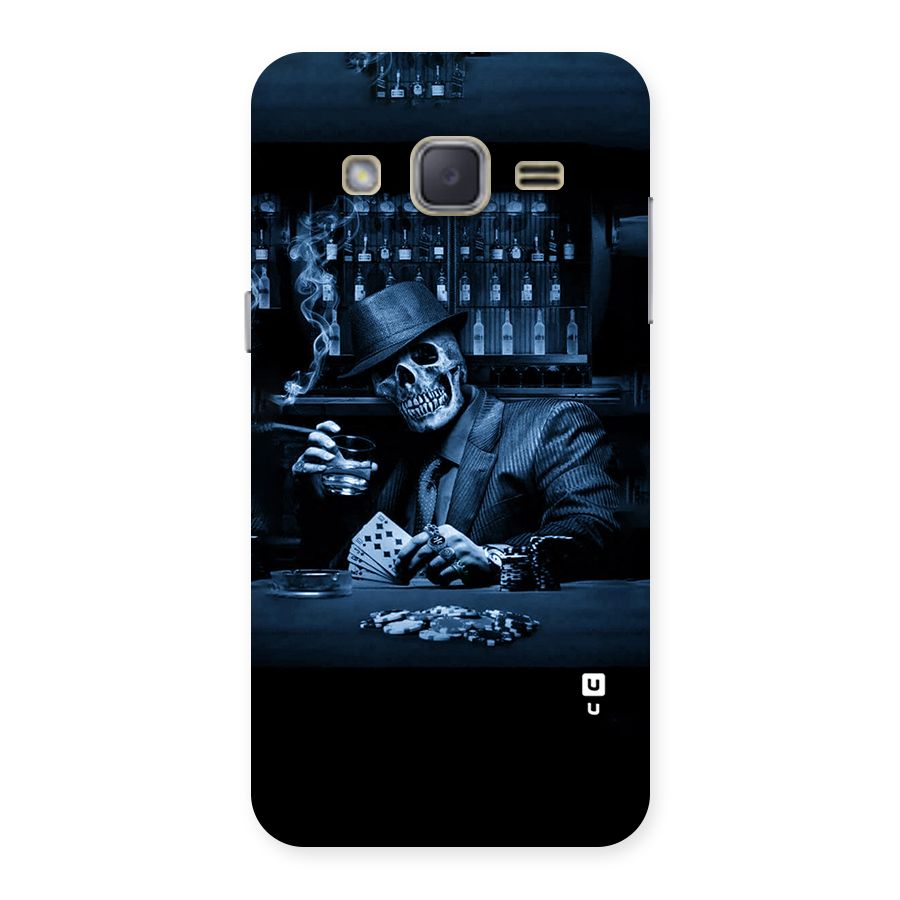Cool Skull Cards Back Case for Galaxy J2