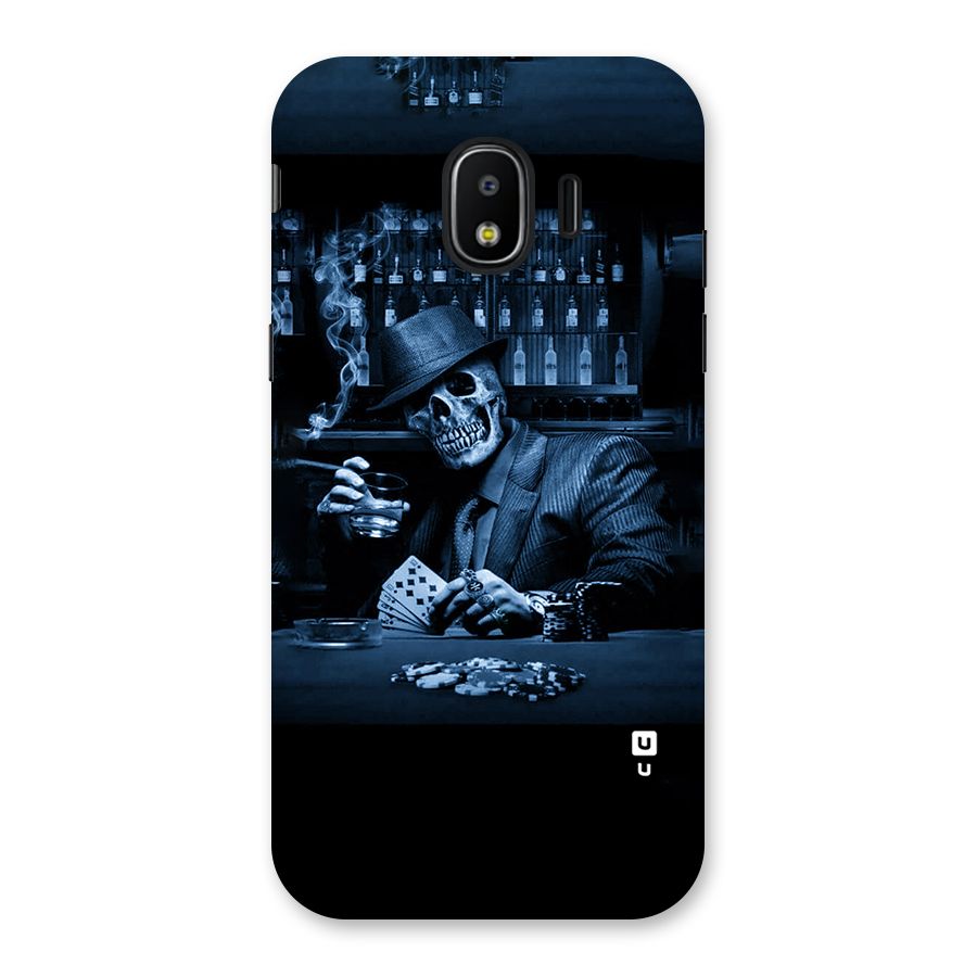 Cool Skull Cards Back Case for Galaxy J2 Pro 2018