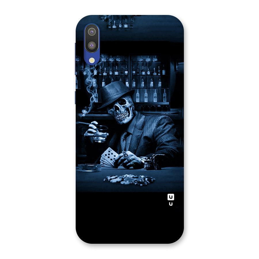 Cool Skull Cards Back Case for Galaxy M10