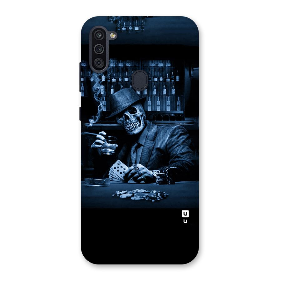 Cool Skull Cards Back Case for Galaxy M11