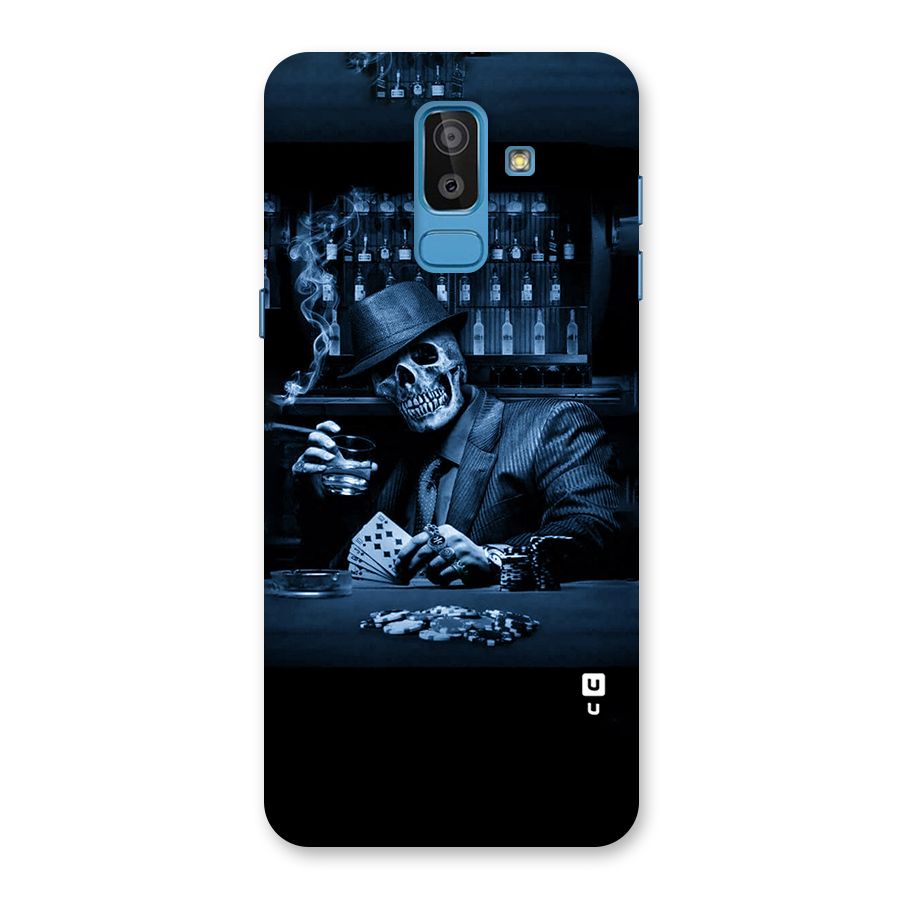 Cool Skull Cards Back Case for Galaxy On8 (2018)