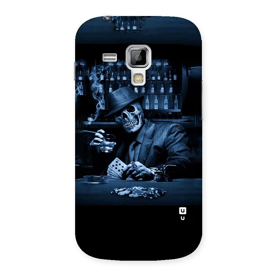 Cool Skull Cards Back Case for Galaxy S Duos